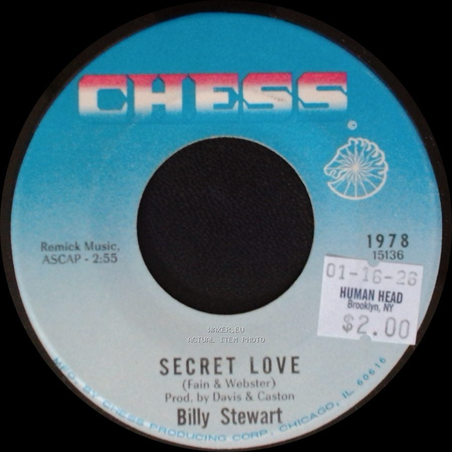 Billy Stewart - Secret Love / Look Back And Smile side A