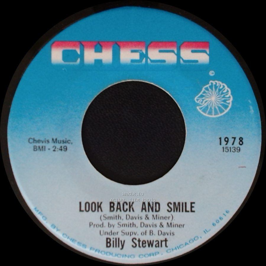 Billy Stewart - Secret Love / Look Back And Smile side B