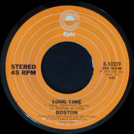 Boston - Let Me Take You Home Tonight / Long Time side B