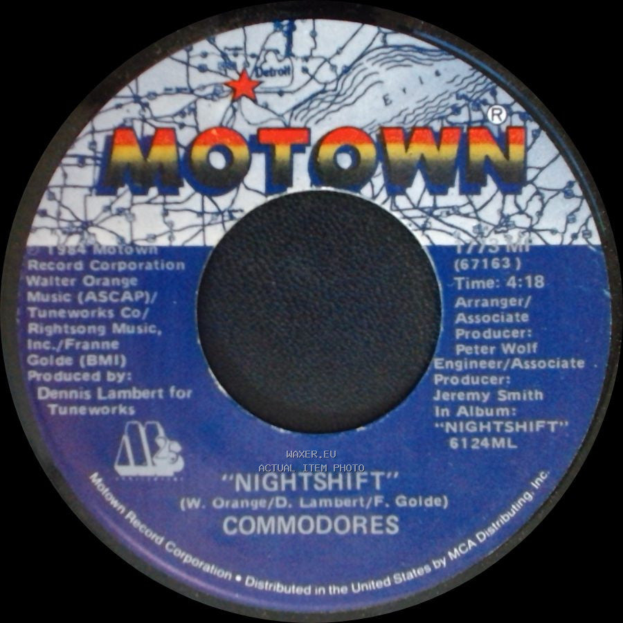 Commodores - Nightshift / I Keep Running side A