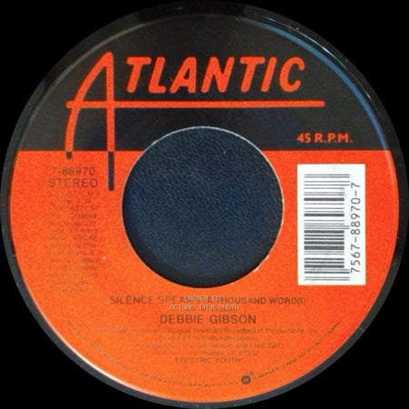 Debbie Gibson - Lost In Your Eyes / Silence Speaks (A Thousand Words) side B