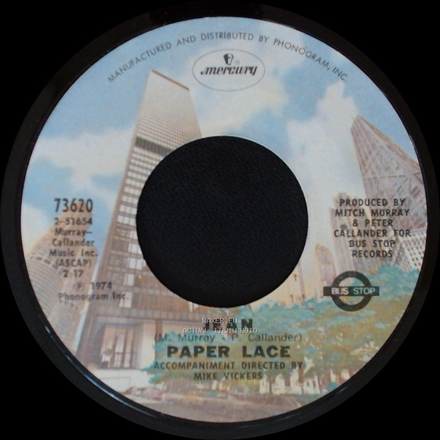 Paper Lace / The Black-Eyed Boys - Jean / Paper Lace side A
