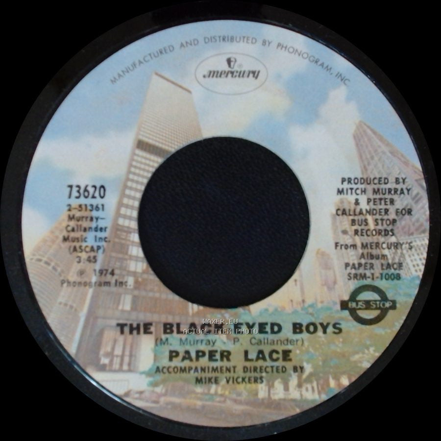 Paper Lace / The Black-Eyed Boys - Jean / Paper Lace side B