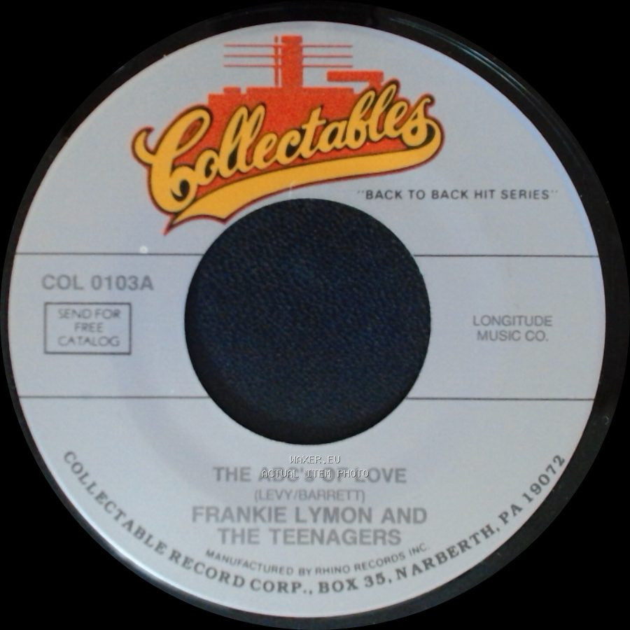 Frankie Lymon And The Teenagers - The Abc's Of Love / Share side A