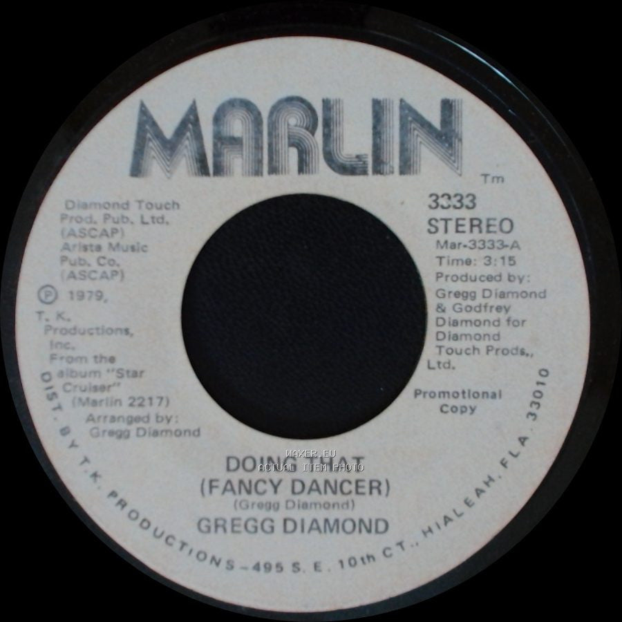 Gregg Diamond - Doing That (Fancy Dancer) / Doing That (Fancy Dancer) side B