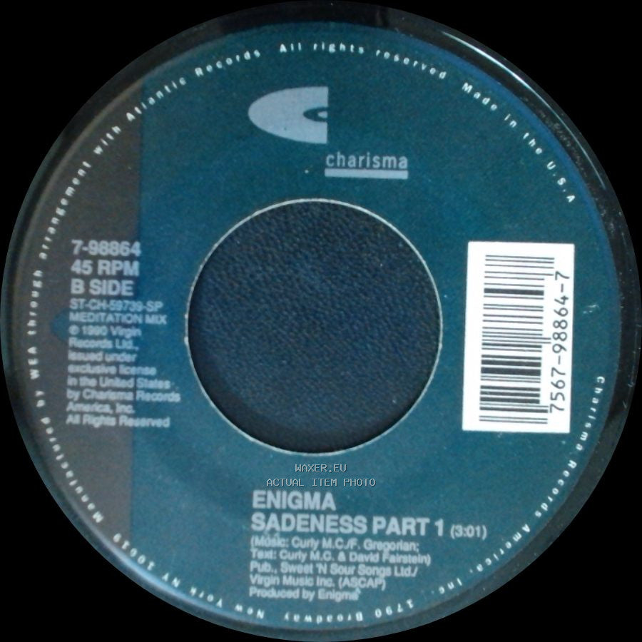 Enigma - Sadeness Part 1 / Sadeness Part 1 side B
