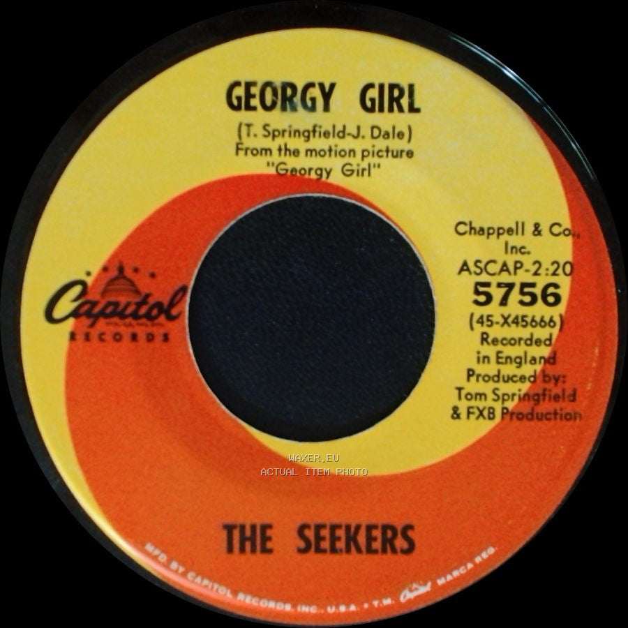 The Seekers - When The Stars Begin To Fall / Georgy Girl side B