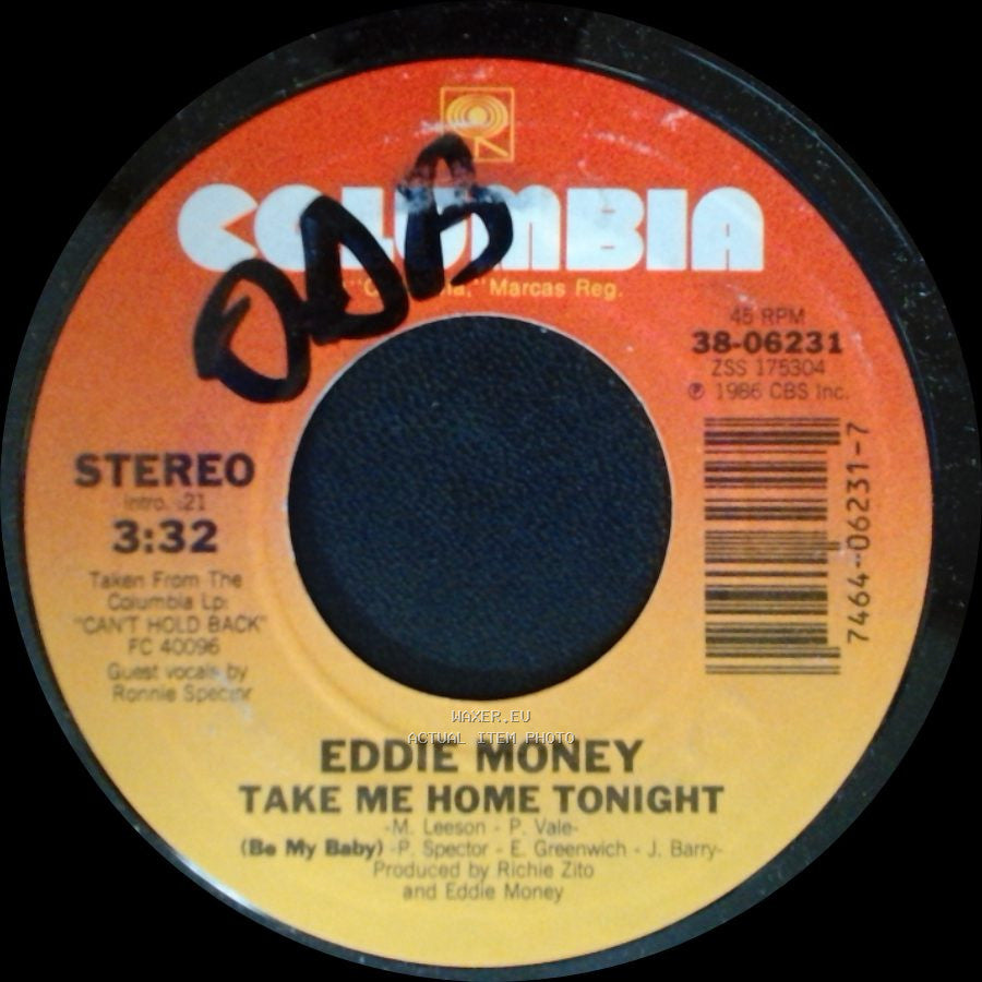 Eddie Money - Calm Before The Storm / Take Me Home Tonight side B
