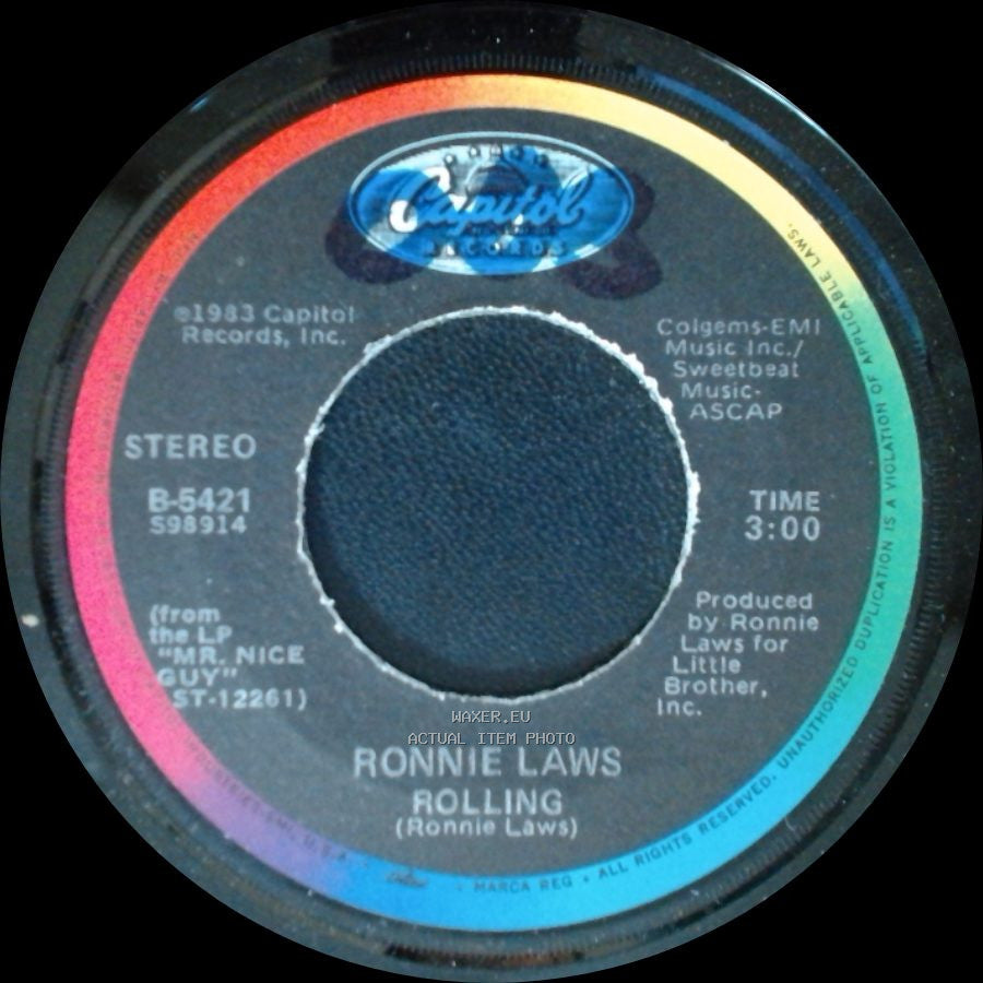 Ronnie Laws - Rolling / City Girl side A