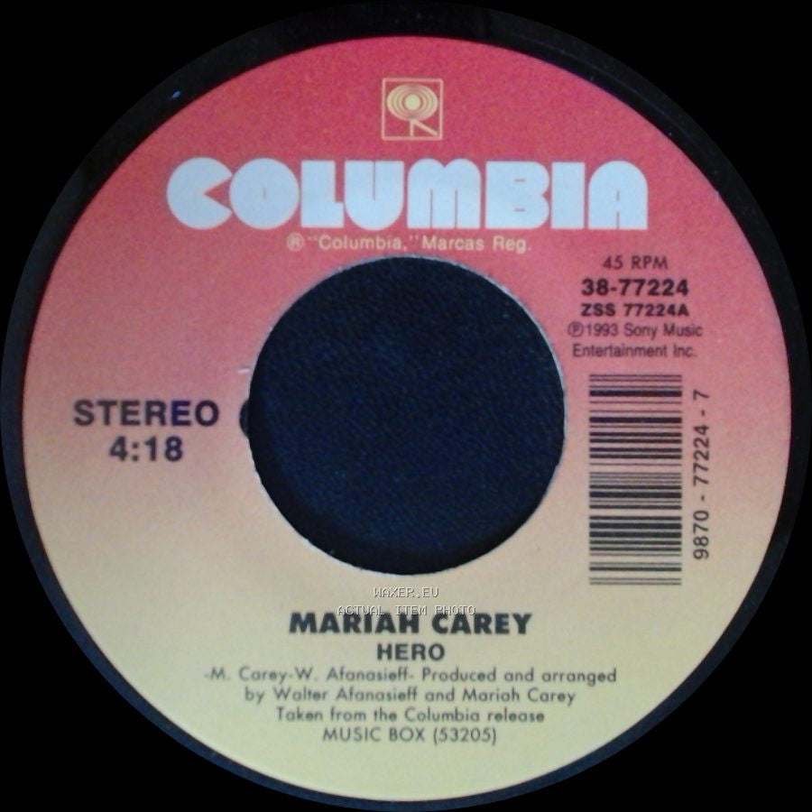Mariah Carey - Everything Fades Away / Hero side B