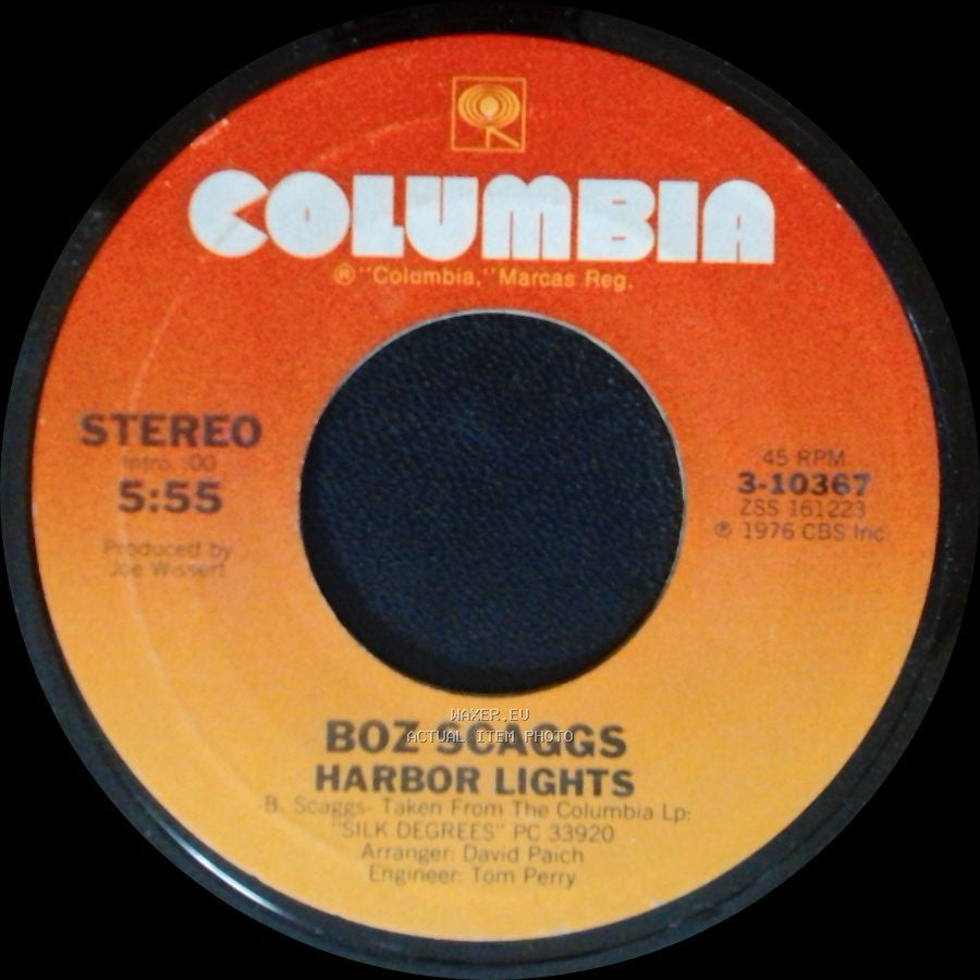 Boz Scaggs - Harbor Lights / Lowdown side A