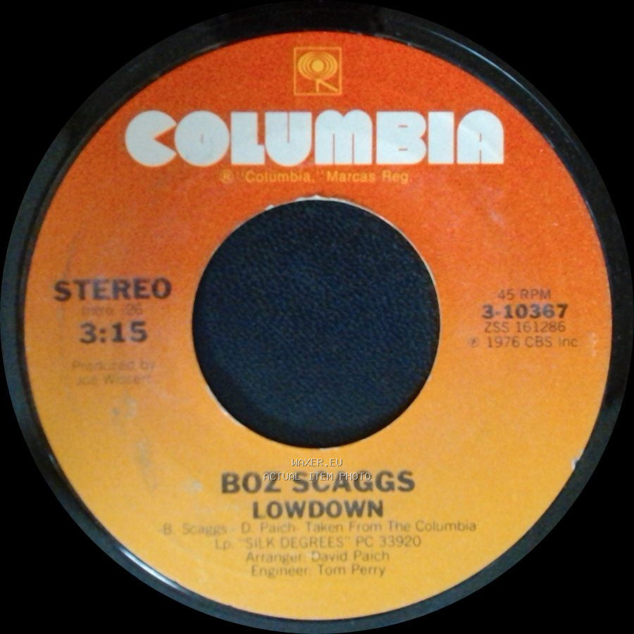 Boz Scaggs - Harbor Lights / Lowdown side B