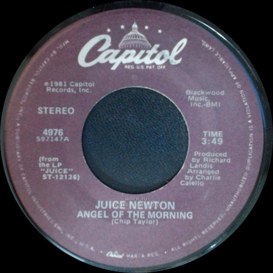 Juice Newton - Headin' For A Heartache / Angel Of The Morning side B