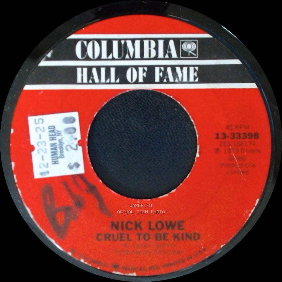 Nick Lowe - So It Goes / Cruel To Be Kind side B