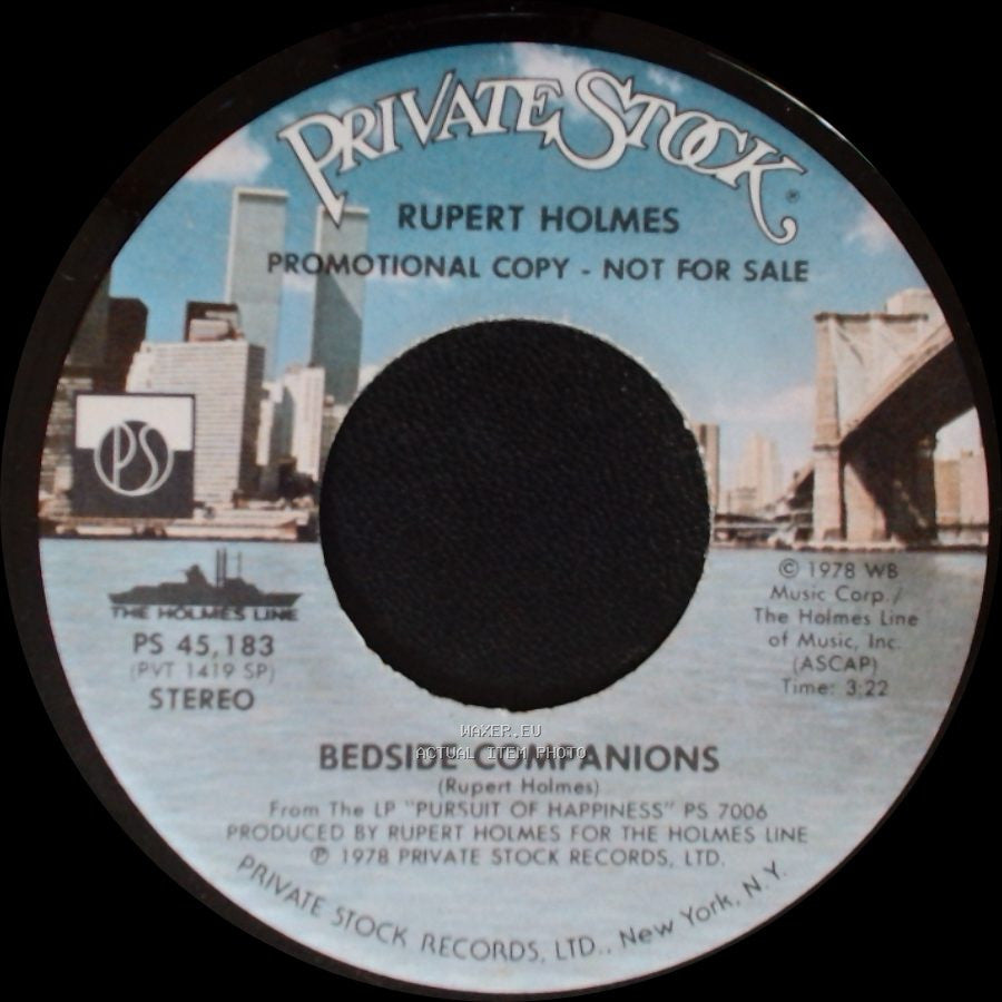 Rupert Holmes - So Beautiful It Hurts / Bedside Companions side B