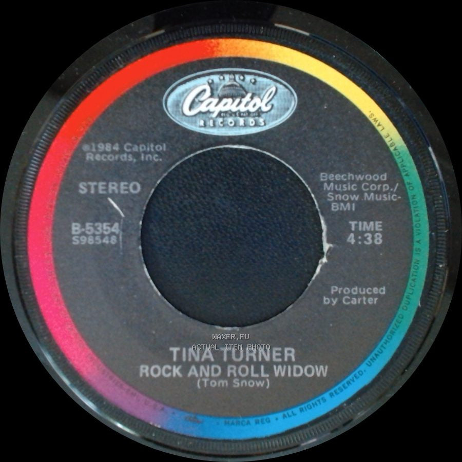 Tina Turner - Rock And Roll Widow / What's Love Got To Do With It side A