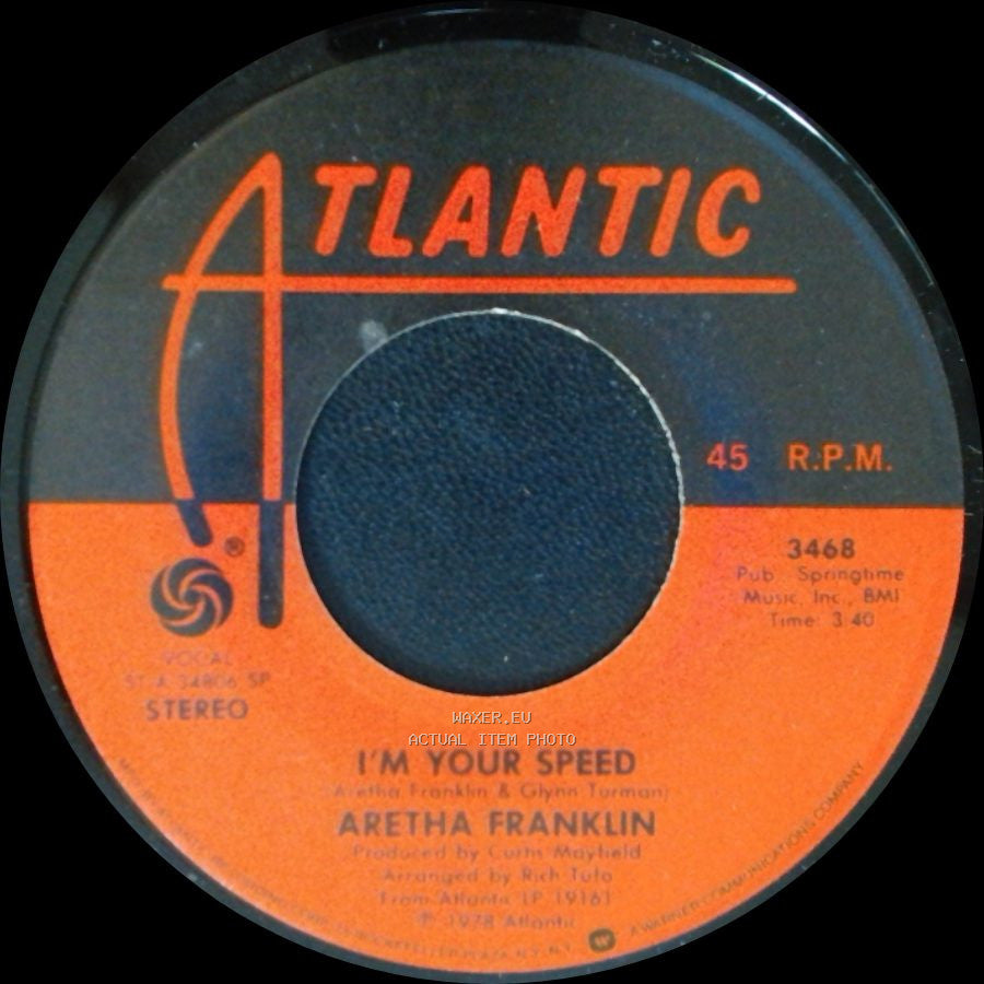 Aretha Franklin - I'm Your Speed / Almighty Fire (Woman Of The Future) side A