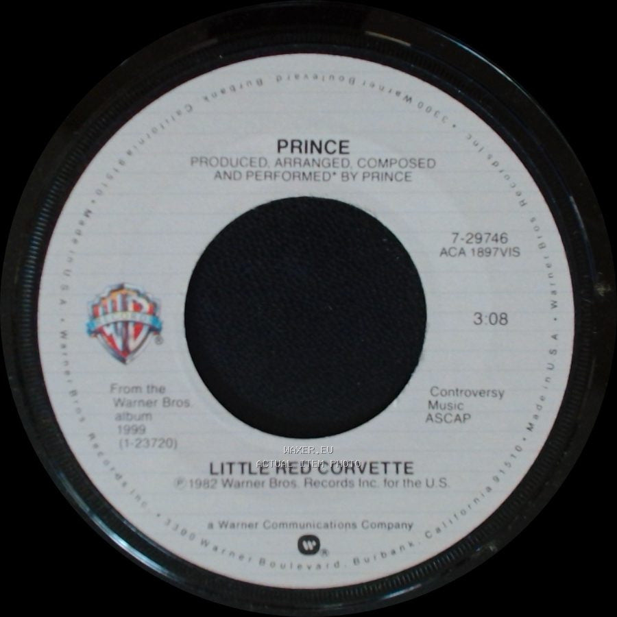 Prince - All The Critics Love U In New York / Little Red Corvette side B