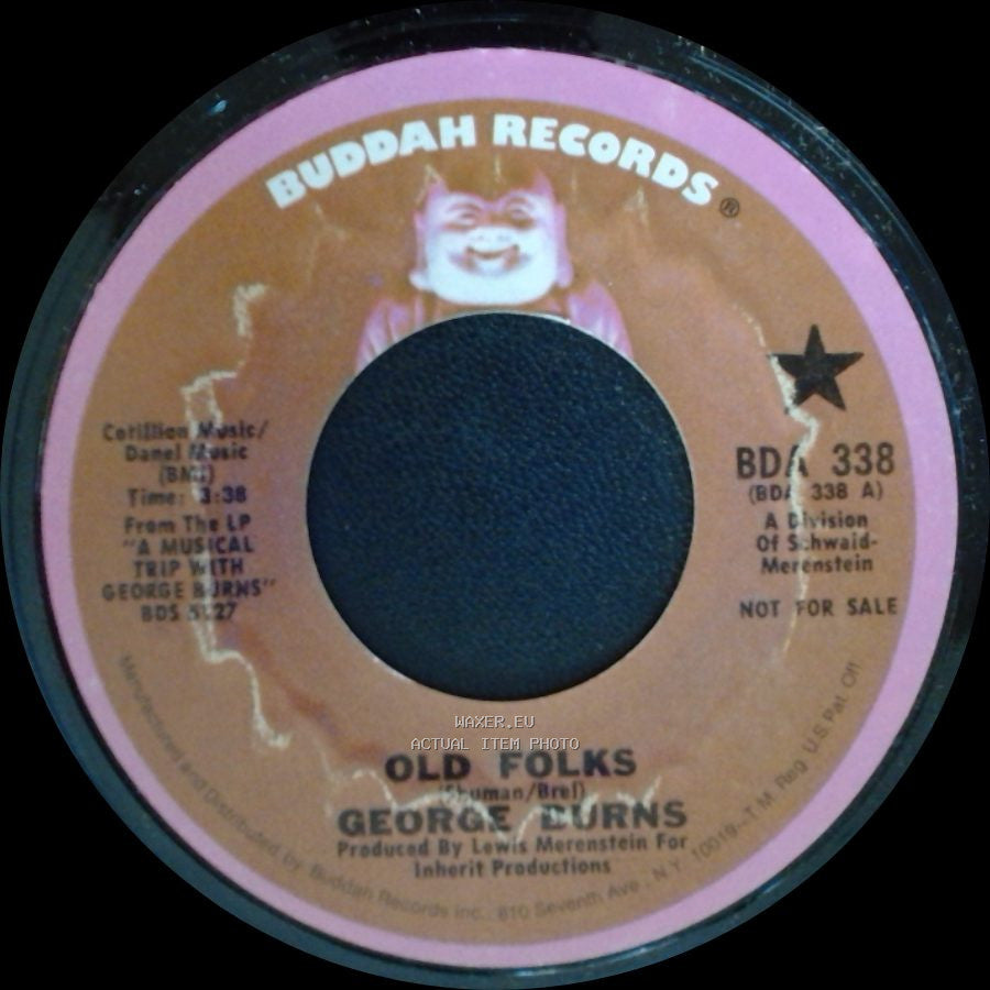 George Burns - Mr. Bojangles / Old Folks side B