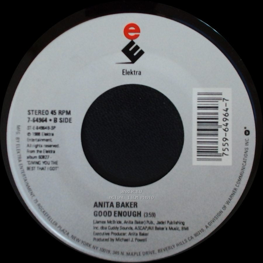 Anita Baker - Talk To Me / Good Enough side B
