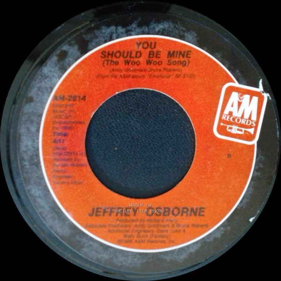 Jeffrey Osborne Duet With Portia Griffin / Jeffrey Osborne - Who Would Have Guessed / You Should Be Mine (The Woo Woo Song) side B