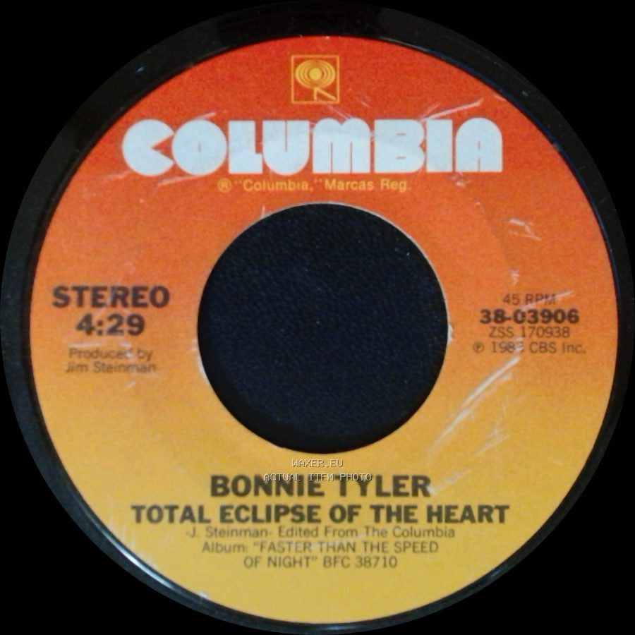 Bonnie Tyler - Straight From The Heart / Total Eclipse Of The Heart side B