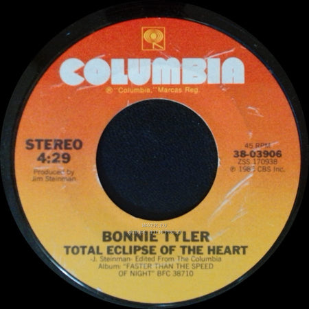 Bonnie Tyler - Straight From The Heart / Total Eclipse Of The Heart side B