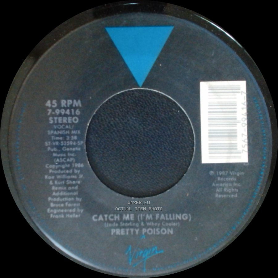Pretty Poison - Catch Me (I'm Falling) / Catch Me (I'm Falling) side B