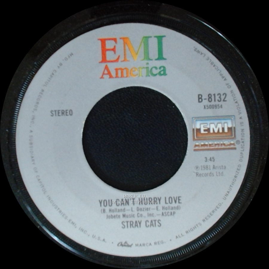 Stray Cats - You Can't Hurry Love / Rock This Town side A