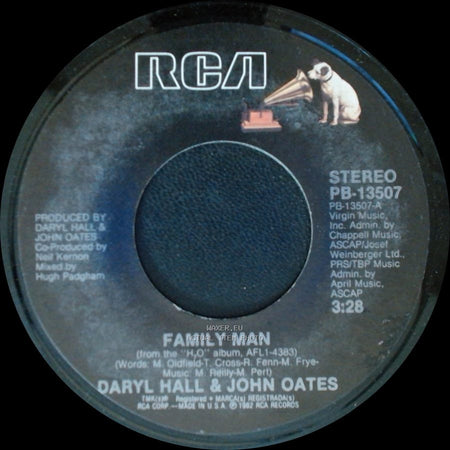 Daryl Hall & John Oates - Open All Night / Family Man side B
