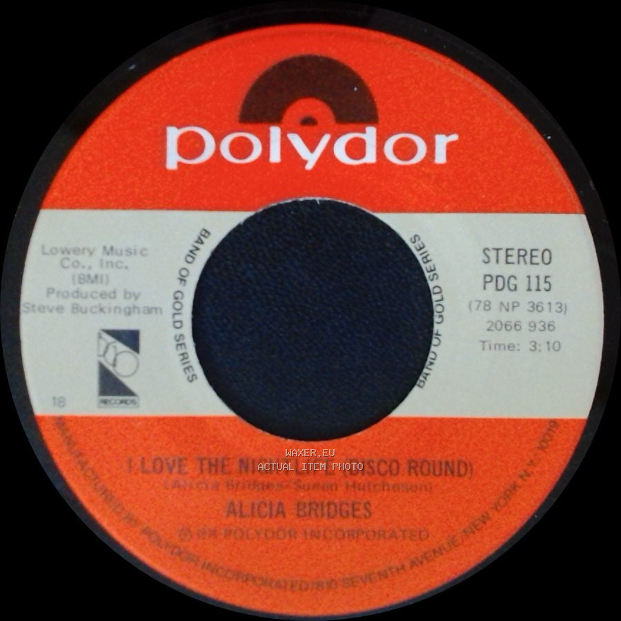 Alicia Bridges - I Love The Nightlife (Disco Round) / Self Applause side A