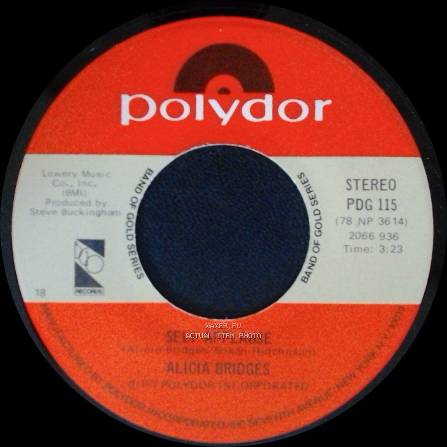 Alicia Bridges - I Love The Nightlife (Disco Round) / Self Applause side B