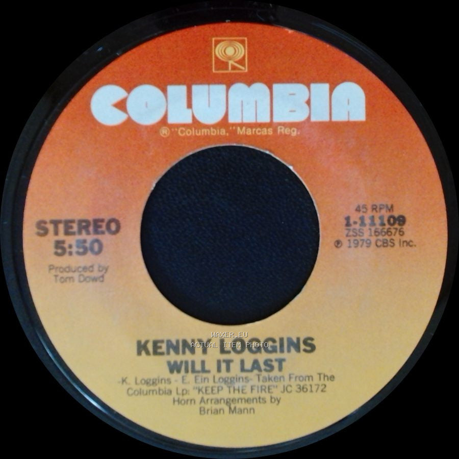 Kenny Loggins - Will It Last / This Is It side A