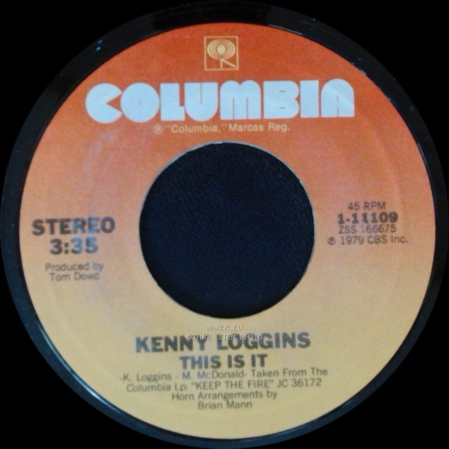 Kenny Loggins - Will It Last / This Is It side B