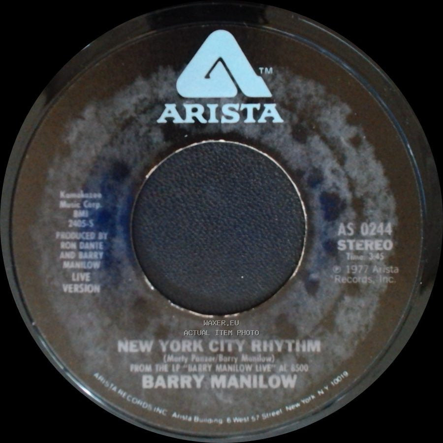 Barry Manilow - New York City Rhythm / Looks Like We Made It side A