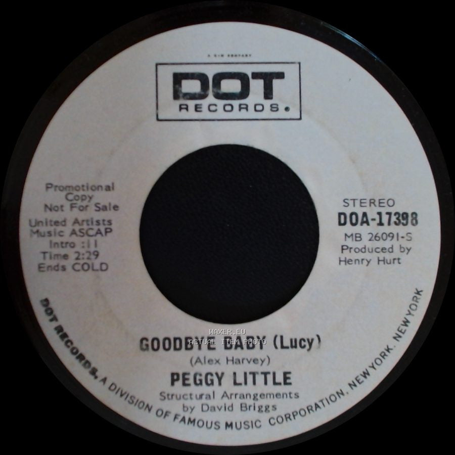 Peggy Little - Goodbye Baby (Lucy) / Little Henry Hurt side A