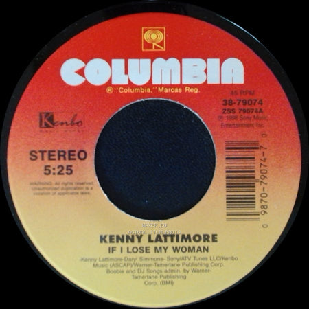 Kenny Lattimore - Days Like This / If I Lose My Woman side B