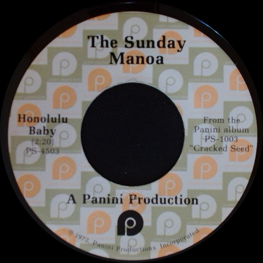 The Sunday Manoa - The Queen's Jubilee / Honolulu Baby side B