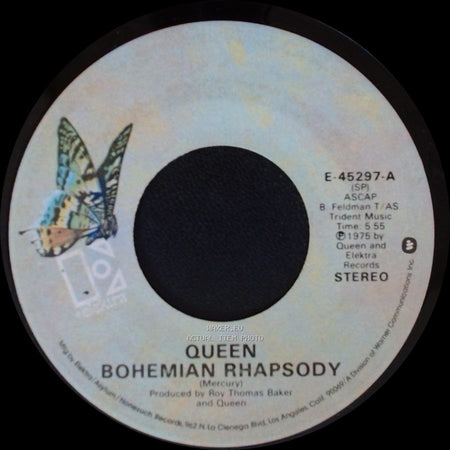 Queen - I'm In Love With My Car / Bohemian Rhapsody side A