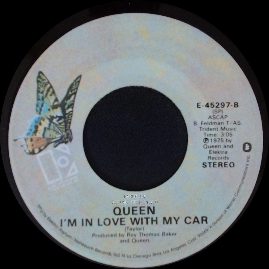 Queen - I'm In Love With My Car / Bohemian Rhapsody side B