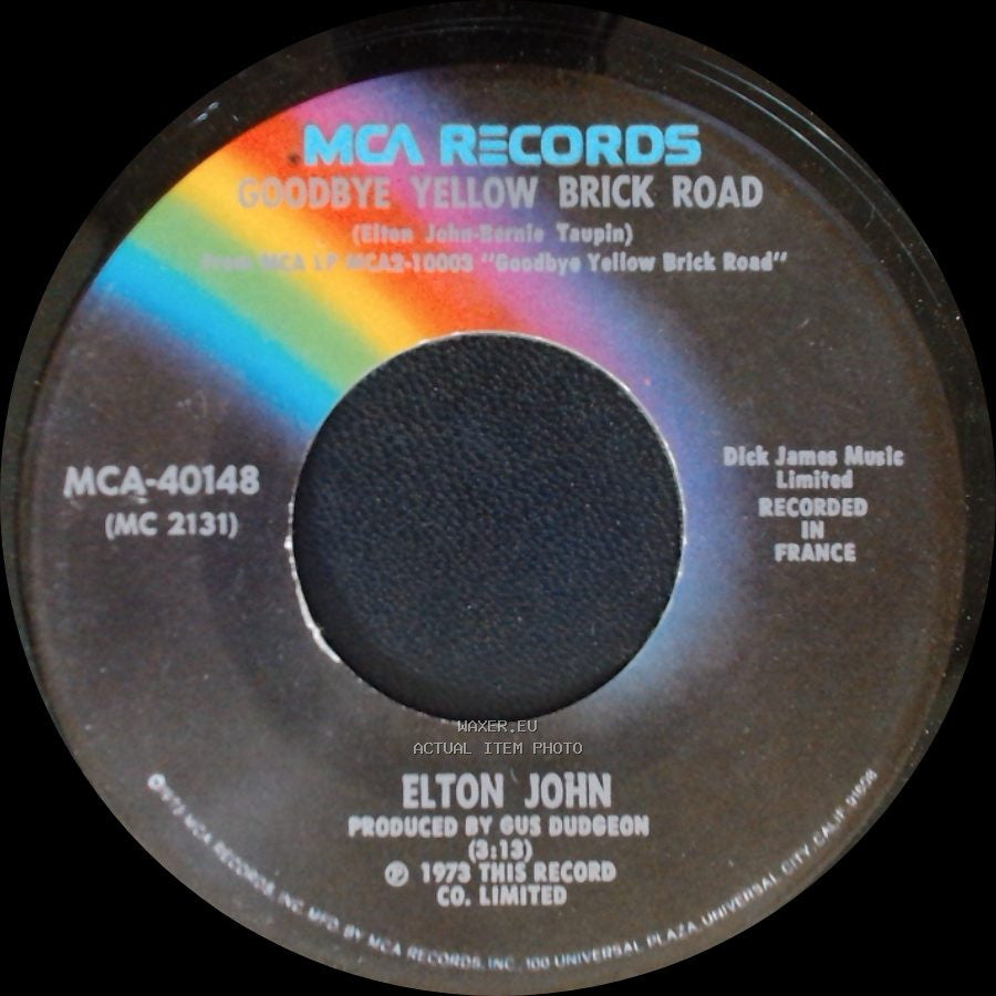 Elton John - Goodbye Yellow Brick Road / Young Man's Blues side A