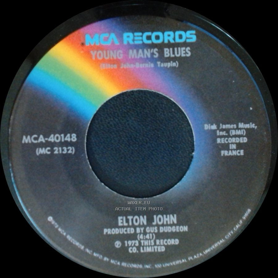 Elton John - Goodbye Yellow Brick Road / Young Man's Blues side B