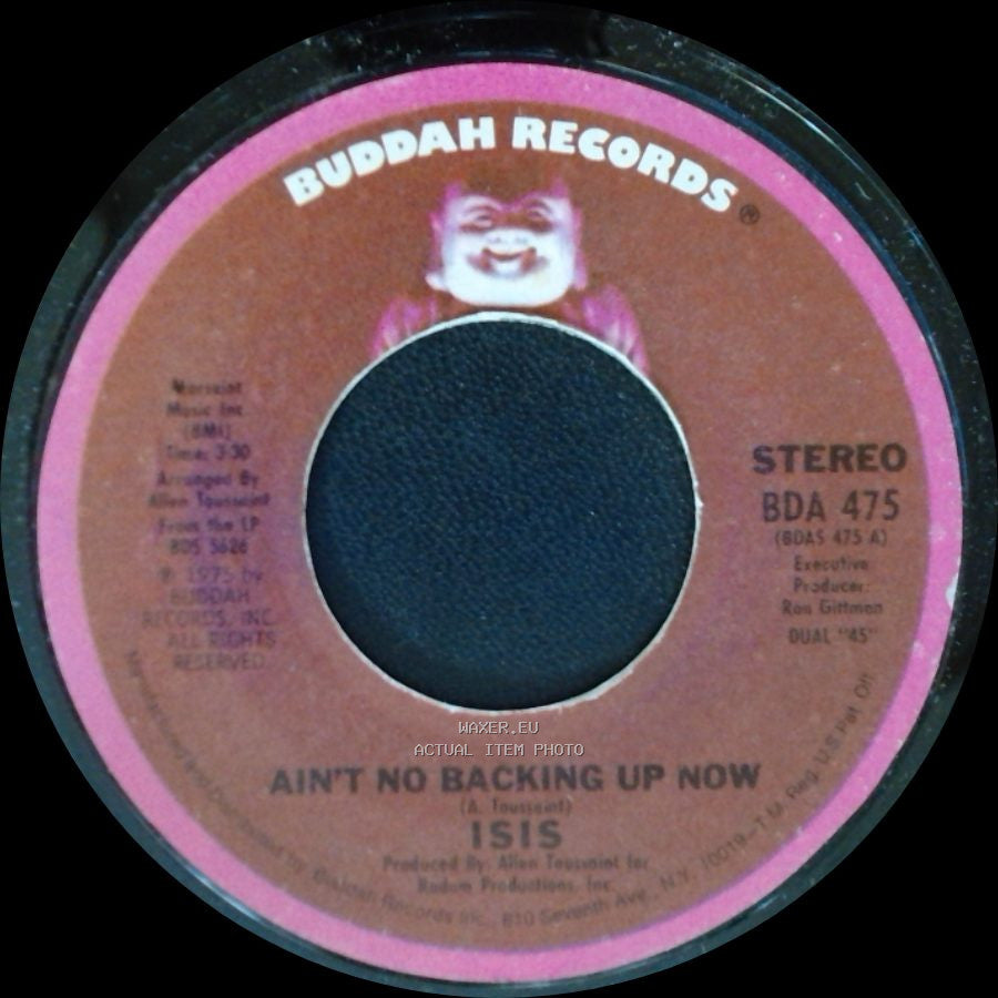Bobbie And Maria / Isis - Isis / Ain't No Backing Up Now side B