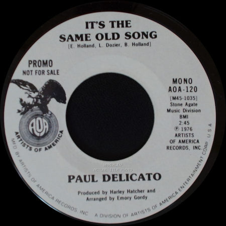 Paul Delicato - It's The Same Old Song / It's The Same Old Song side A