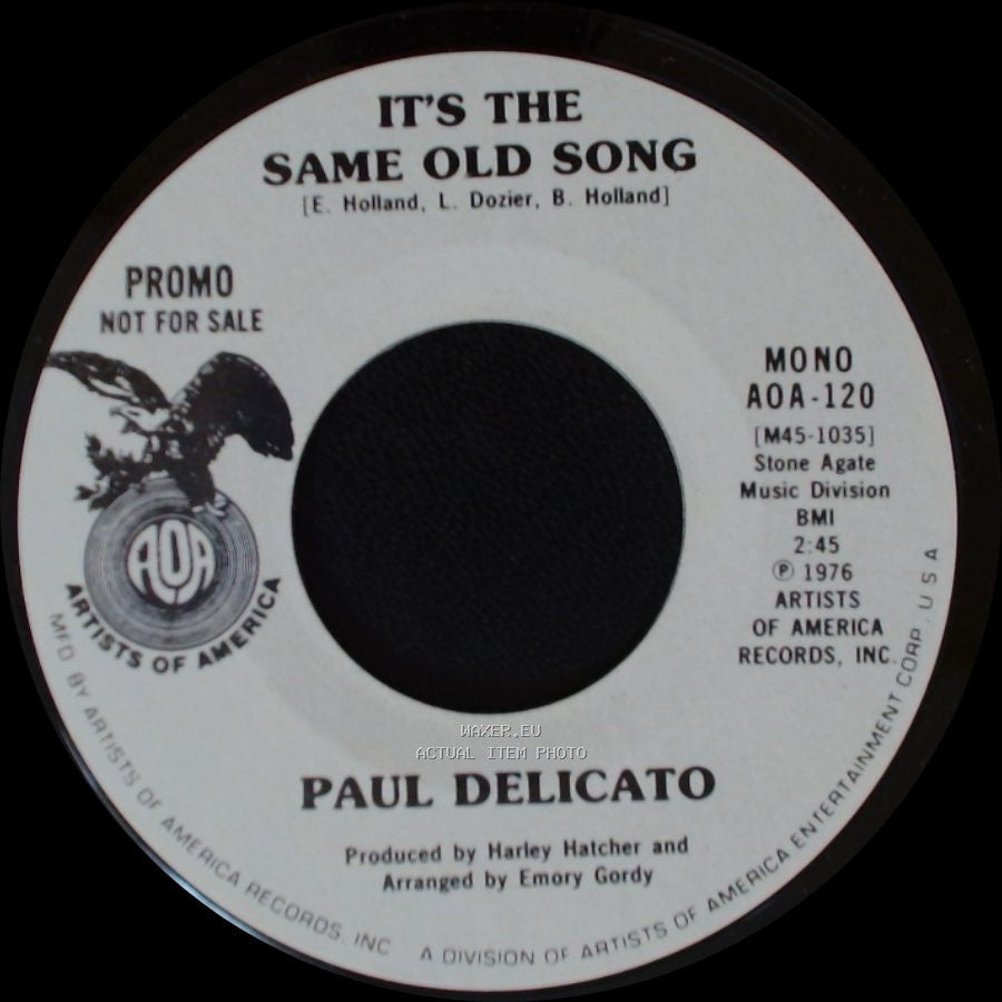 Paul Delicato - It's The Same Old Song / It's The Same Old Song side A