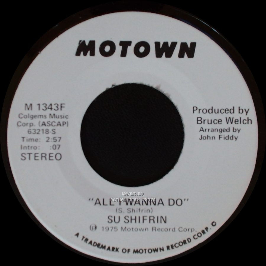 Su Shifrin - All I Wanna Do / All I Wanna Do side B