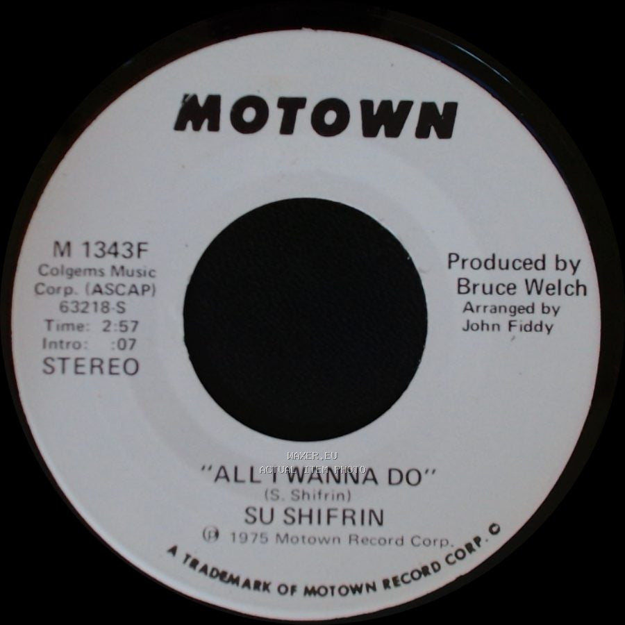 Su Shifrin - All I Wanna Do / All I Wanna Do side B