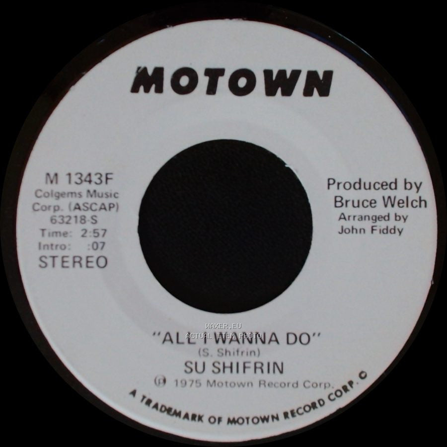 Su Shifrin - All I Wanna Do / All I Wanna Do side B