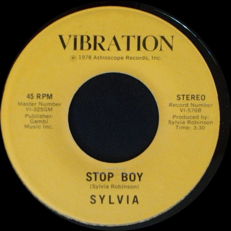 Sylvia - Stop Boy / Automatic Lover side A