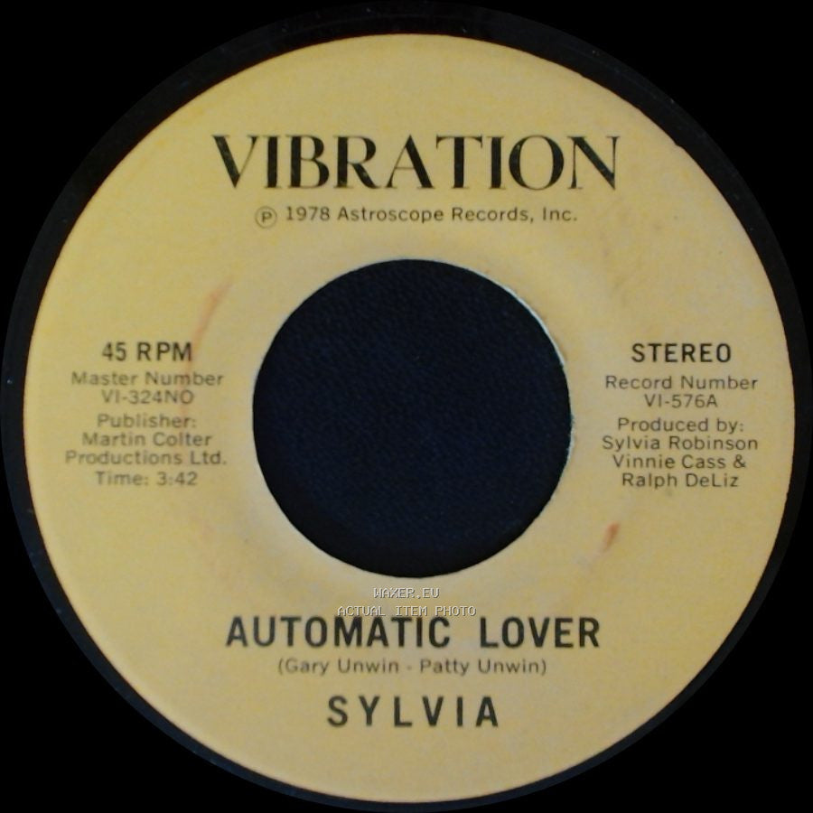 Sylvia - Stop Boy / Automatic Lover side A